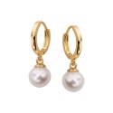 Silver earrings KDN6647Y - Freshwater pearls