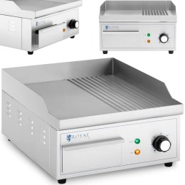 Grill elektryczny płyta grillowa gładka ryflowana 360 x 380 mm 2000 W