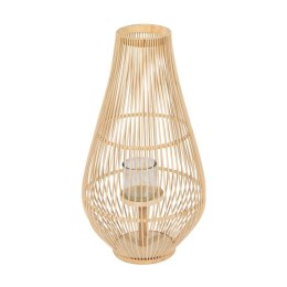 Lampa Naturalny Bambus Szkło 35 x 35 x 66 cm