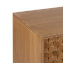 Komoda MARIGNI Czarny Naturalny Żelazo Drewno MDF 118 x 42 x 77 cm