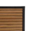 Komoda ORLEANS Czarny Naturalny Żelazo Drewno MDF 104 x 40 x 81,5 cm