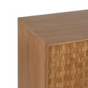 Kredens MARIGNI Czarny Naturalny Żelazo Drewno MDF 121,5 x 42,5 x 93,5 cm