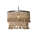 Lampa Sufitowa Home ESPRIT Brązowy Naturalny Drewno Metal 50 W 61 x 61 x 117 cm