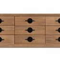 Kredens AIKO Krem Naturalny Żelazo Drewno MDF 148 x 38 x 66 cm