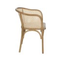 Krzesło do Jadalni Naturalny Drewno Rattan 56 X 58 X 77 CM