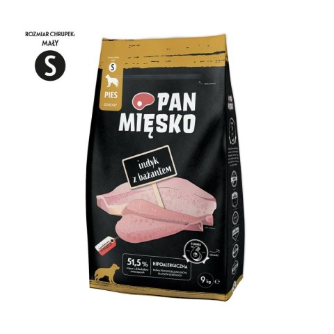 Karma PAN MIĘSKO XS Indyk 9 kg