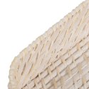 Taca Biały Bambus Rattan 45 x 34 x 13 cm (2 Sztuk)