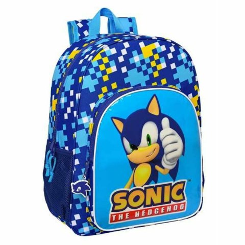 Plecak szkolny Sonic Speed 33 x 42 x 14 cm Niebieski 14 L