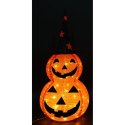 DYNIA DEKORACYJNA Z KAPELUSZEM 90CM HALLOWEEN 50LED