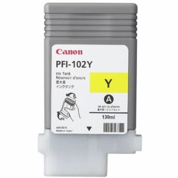 Oryginalny Wkład Atramentowy Canon PFI-102Y Żółty