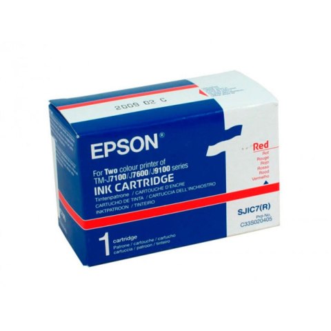 Oryginalny Wkład Atramentowy Epson TM-J 7100/7600 Czerwony