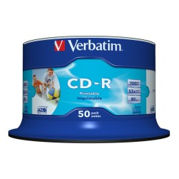 CD-R Verbatim AZO Wide Inkjet Printable 50 Sztuk (50 Sztuk)