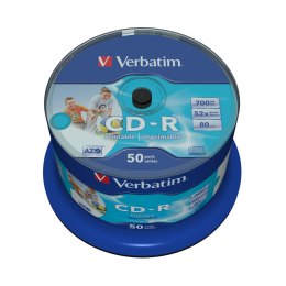 CD-R Verbatim AZO Wide Inkjet Printable 50 Sztuk (50 Sztuk)