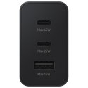 Ładowarka sieciowa 2x USB-C i 1x USB PPS PD 65W QC 3.0 AFC FCP czarny