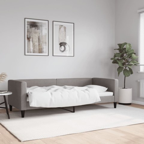 VidaXL Sofa z funkcją spania, kolor taupe, 80x200 cm, obite tkaniną