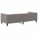 VidaXL Sofa z funkcją spania, kolor taupe, 80x200 cm, obite tkaniną