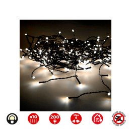 Zasłona z Lampek LED EDM 71263 Easy-Connect 3,2 W Ciepłe Światło Ciepła Biel 2 x 2 m