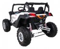 Buggy UTV-MX na akumulator dla dzieci Biały + Napęd 4x4 + Pilot + Audio LED + Schowek + EVA + Wolny Start