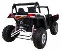 Buggy UTV-MX na akumulator dla dzieci Biały + Napęd 4x4 + Pilot + Audio LED + Schowek + EVA + Wolny Start