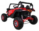 Buggy UTV-MX na akumulator dla dzieci Czerwony + Napęd 4x4 + Pilot + Audio LED + Schowek + EVA + Wolny Start