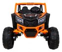 Buggy UTV-MX na akumulator dla dzieci Pomarańczowy + Napęd 4x4 + Pilot + Audio LED + Schowek + EVA + Wolny Start