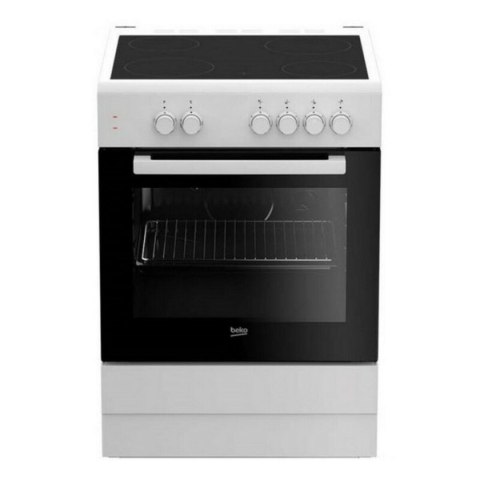 Kuchenka z piekarnikiem i płytą ceramiczną BEKO FSS67000GW 71 L 60 cm Biały