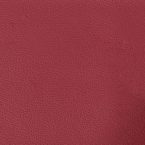 2-osobowa sofa, winna czerwień, 120 cm, sztuczna skóra