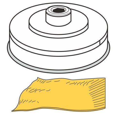 Końcówka do wyrobu makaronu PASTA SFOGLIA ciasto francuskie dł. 155 mm gr. 1-4 mm MPF2.5/4 - Hendi 229392