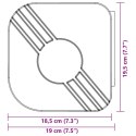 Zwijana markiza, antracytowa, 3x2,5 m, tkanina i aluminium