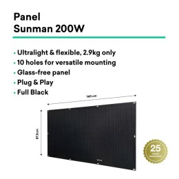 Zestaw Solarnej do Samodzielnej Instalacji Tornasol Energy Flex Full Black 400 W