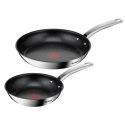 Zestaw Patelni Tefal B817S255 Stal Stal nierdzewna 2 Części 2 Sztuk Ø 20 cm Ø 26 cm