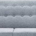 VidaXL Sofa z leżanką, obita tkaniną, 171,5x138x81,5 cm, jasnoszara