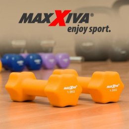 MAXXIVA Zestaw hantli z pokrowcem neoprenowym 2x 1,5 kg, pom