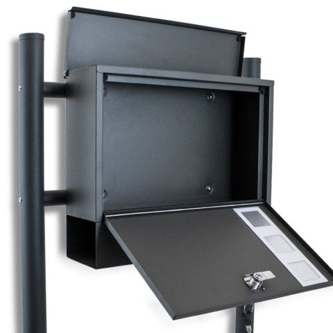 Pocztowa Skrzynka na listy z Gazetnikiem/Tuba wolnostojąca na stojaku