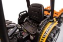 Pojazd MEGA Traktor D68 Z Przyczepką Żółty