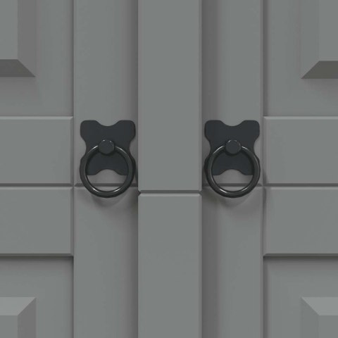 Szafa sosnowa w meksykańskim stylu Corona, 3-drzwiowa, szara