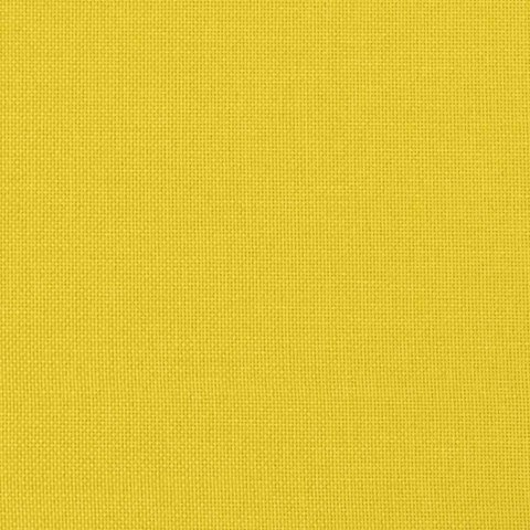 Fotel bujany z podnóżkiem, musztardowy, obity tkaniną