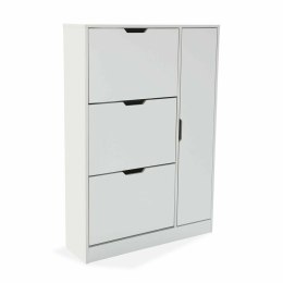 Szafka na Buty Versa Biały Melamina Drewno MDF (23,5 x 117 x 80 cm)