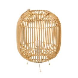 Lampa stołowa Naturalny Metal Rattan 40 W 220-240 V 27 x 27 x 35 cm