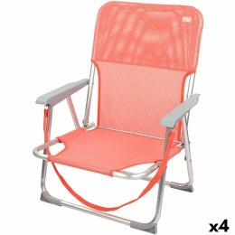 Składanego Krzesła Aktive Flamingo Koral 44 x 72 x 35 cm (4 Sztuk)