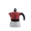 Włoska Kafeterka Bialetti Moka Induction Czerwony Metal Aluminium 150 ml