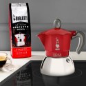 Włoska Kafeterka Bialetti Moka Induction Czerwony Metal Aluminium 150 ml