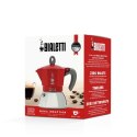 Włoska Kafeterka Bialetti Moka Induction Czerwony Metal Aluminium 150 ml