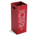 Stojak na parasole Versa Begin The Day With a Smile Drewno MDF (21 x 53 x 21 cm)