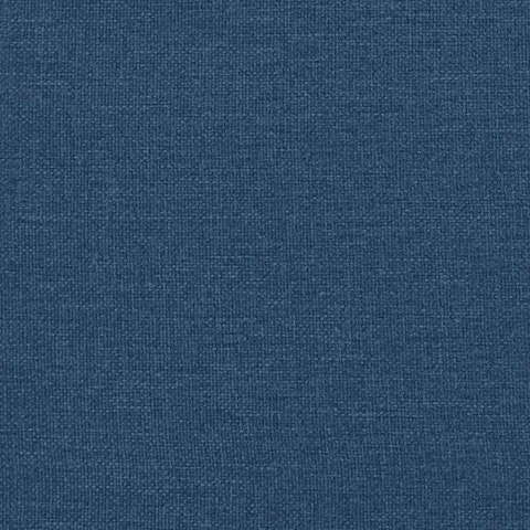 Fotel bujany z podnóżkiem, niebieski, obity tkaniną