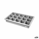 Foremka na Kostki Lodu Quttin Elastyczny Silikon 18,2 x 11,5 x 3,5 cm (24 Sztuk)