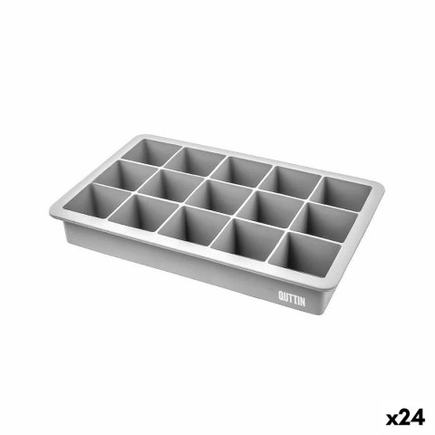 Foremka na Kostki Lodu Quttin Elastyczny Silikon 18,2 x 11,5 x 3,5 cm (24 Sztuk)