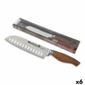 Nóż kuchenny Quttin Santoku Legno 17 cm (6 Sztuk)