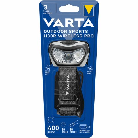 Latarka Varta 18650 101 401 Światło LED Biały Czarny