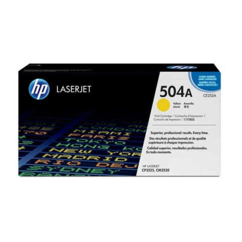 Toner Oryginalny HP CE252A Żółty